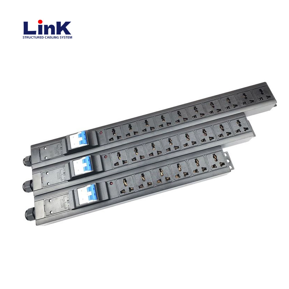 Power Strip Industrial Engineering Plug PDU with Locking Receptacles and Power Inlet